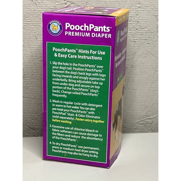 PoochPants XL Premium Washable Leakproof Dog Diaper For Heat & Excitable Urinati - Picture 5 of 5